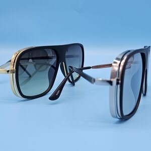 Stylish Black and Gold Sunglasses